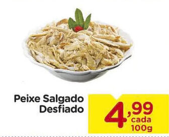 Carrefour Peixe Salgado Desfiado 100g oferta