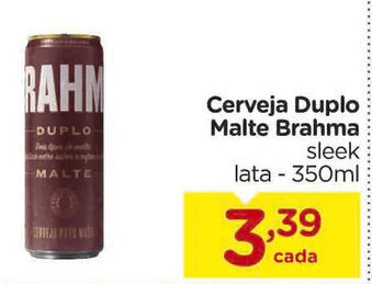 Carrefour Cerveja Duplo Malte Brahma 350ml oferta