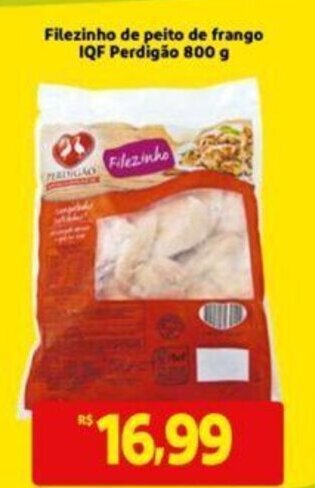 Extra Supermercado Filezinho de Peito de Frango IQF Perdigao 800g oferta