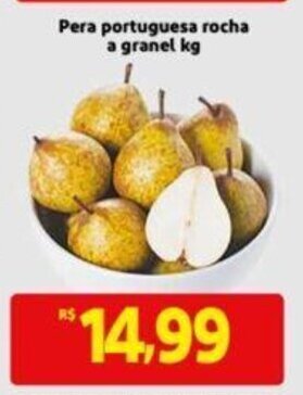 Extra Supermercado Pera portuguesa rocha a granel 1kg oferta