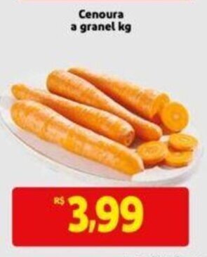 Extra Supermercado Cenoura a granel 1kg oferta