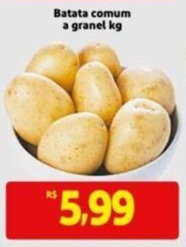 Extra Supermercado Batata comum a granel 1kg oferta
