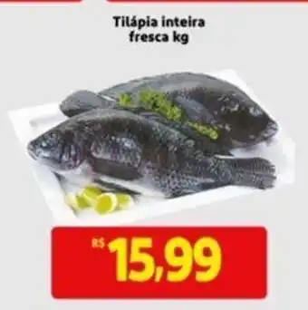 Tilapia inteira fresca 1kg