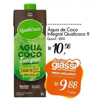 Giassi Supermercados água De Coco Integral Qualicoco 1L oferta
