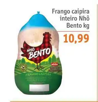 Sonda Frango Caipira Inteiro Nhô Bento 1kg oferta