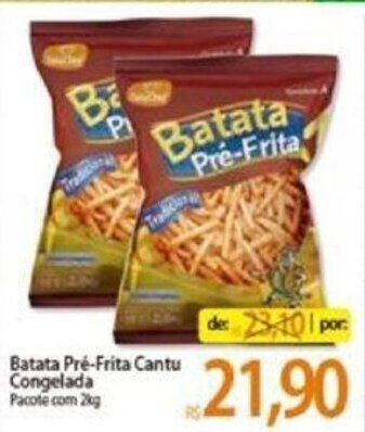 Atacadão Batata pre Frita Cantu congelada 2kg oferta