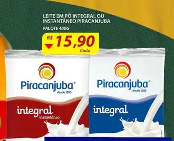 Assaí Atacadista Leite em po integral ou Instantaneo Piracanjuba 400g oferta