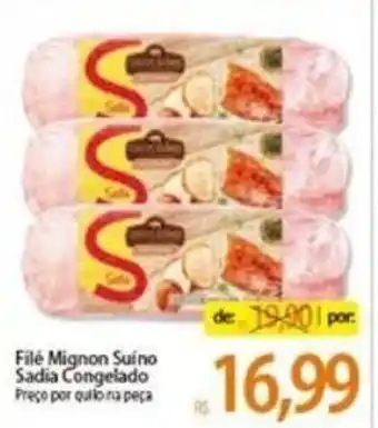 Atacadão File MIgnon Suino Sadia Cong. oferta