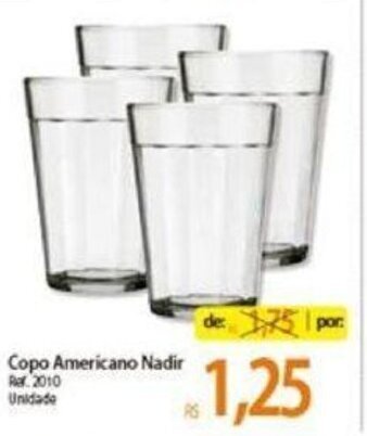 Atacadão Copo Americano Nadir oferta