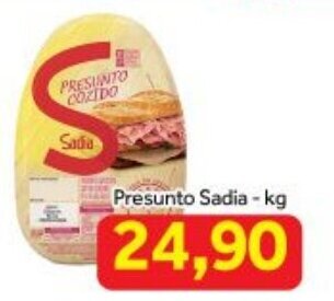 Shibata Supermercados Presunto Sadia 1kg oferta