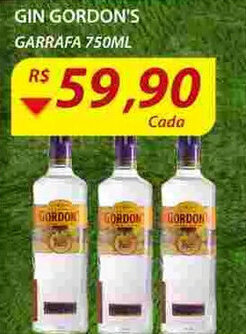 Assaí Atacadista Gin Gordon's 750ml oferta