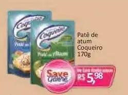 Supermercados Savegnago Patê De Atum Coqueiro 170g oferta