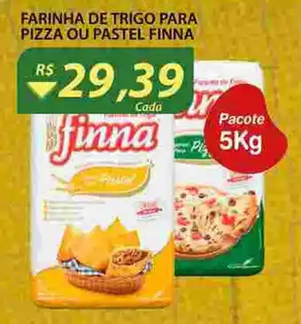 Assaí Atacadista Farinha de trigo Para Pizza ou pastel Finna 5kg oferta
