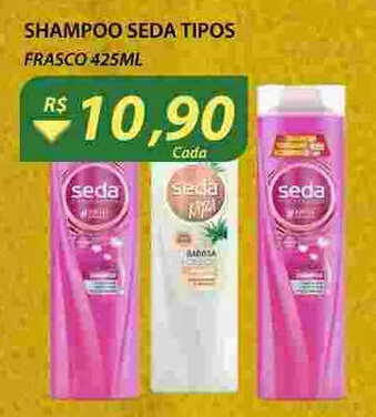Assaí Atacadista Shampoo Seda Tipos 425ml oferta