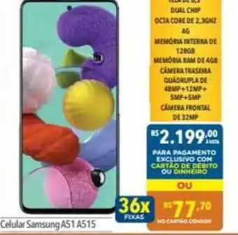 Supermercados Condor Celular Samsung A51 A515 oferta