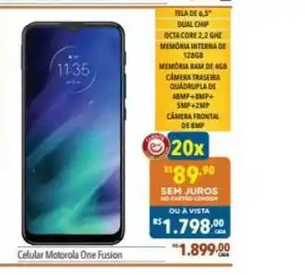 Supermercados Condor Celular Motorola One Fusion oferta
