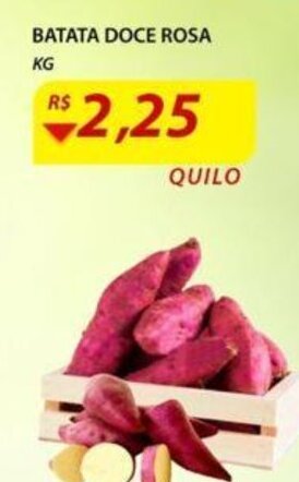 Assaí Atacadista Batata Doce Rosa 1kg oferta