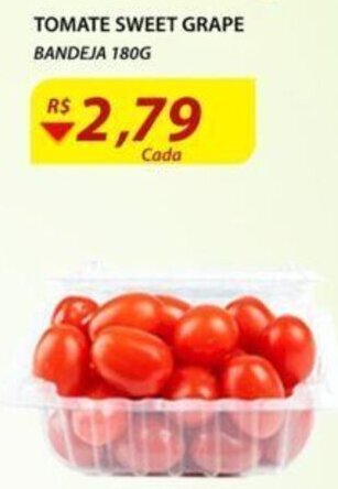 Assaí Atacadista Tomate Sweet Grape bandeja 180g oferta