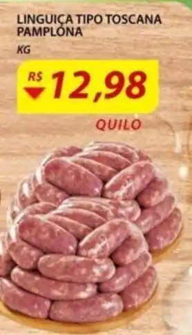 Assaí Atacadista Linguica Tipo Toscana Pamplona 1kg oferta
