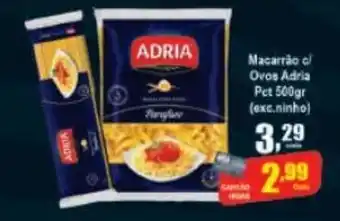 Higa's Supermercado Macarrao c/ Ovos Adria pct 500g oferta