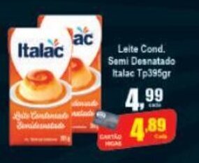 Higa's Supermercado Leite Cond. Semidesnatado Italac 395g oferta