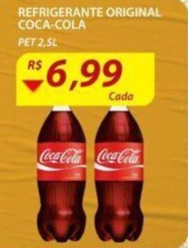 Refrigerante Original Coca Cola 2.5L
