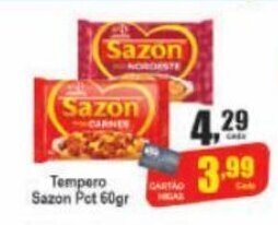 Higa's Supermercado Tempero Sazon pct 60g oferta