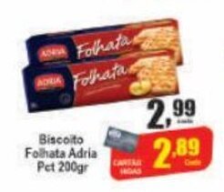 Higa's Supermercado Biscoito Folhata Adria pct 200g oferta