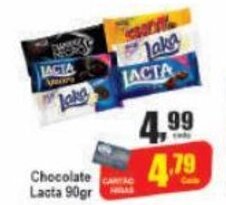Higa's Supermercado Chocolate Lacta 90g oferta