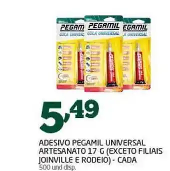 Adesivo Pegamil Universal Artesanato 17 G