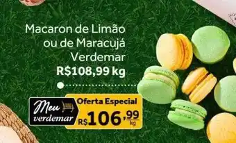 Macaron de limão ou de maracujá verdemar