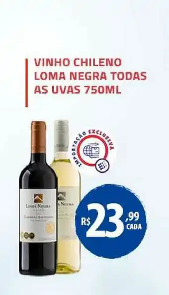 Extrabom Supermercados Vinho Chileno Loma Negra Todas As Uvas 750ml oferta