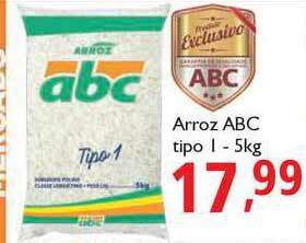 Supermercados ABC Arroz Abc Tipo 1 5kg oferta