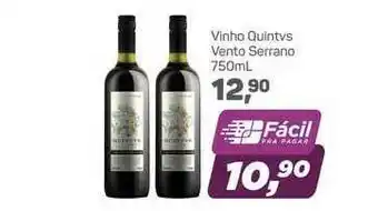 Supermercados São Vicente Vinho Quintvs Vento Serrano 750ml oferta