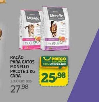 Cooper Ração para gatos monello oferta