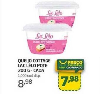 Queijo cottage lac lélo