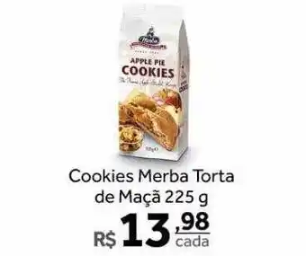 Cookies merba torta de maçã
