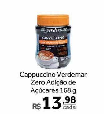 Verdemar Supermercado Cappuccino verdemar zero adição de açúcares oferta