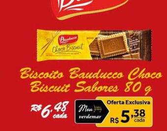 Verdemar Supermercado Biscoito bauducco choco biscuit sabores oferta