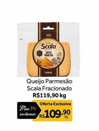 Verdemar Supermercado Queijo parmesão scala fracionado oferta