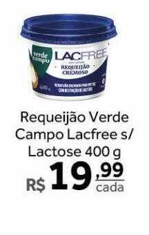Verdemar Supermercado Requeijão verde campo lacfree s- lactose oferta