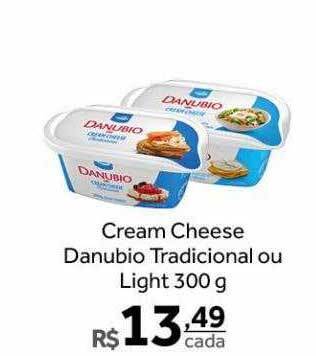 Verdemar Supermercado Cream cheese danubio tradicional ou light oferta