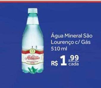 Verdemar Supermercado Água mineral são lourenço c- gás oferta