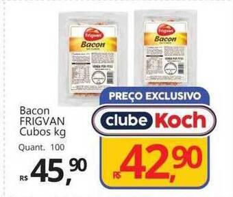 Bacon frigvan cubos kg