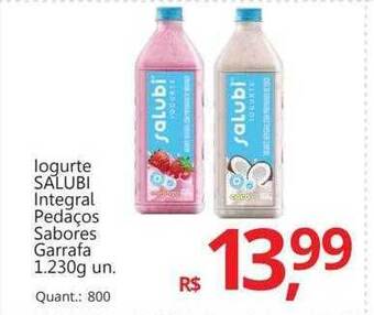 Supermercados Koch Iogurte salubi integral pedaços sabores oferta