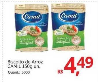 Supermercados Koch Biscoito de arroz camil oferta