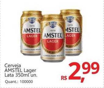 Supermercados Koch Cerveja amstel lager oferta