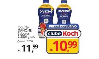 Supermercados Koch Iogurte danone sabores 1.250kg oferta