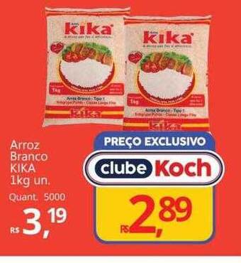 Supermercados Koch Arroz branco kika oferta