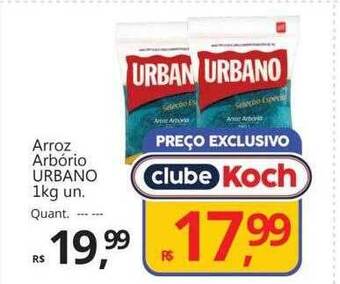 Supermercados Koch Arroz arbório urbano oferta